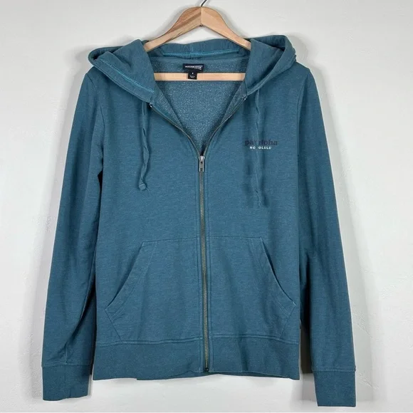 Patagonia Pataloha Men S Honolulu Hawaii Full Zip Hoodie Teal Organic - Picture 4 of 15